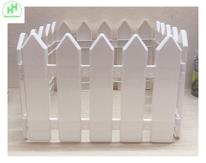 Hàng Rào Nhựa Lắp Ghép Dài 1,6m Cao 20cm Trang Trí Vườn Cây. Cam kết hàng uy tín chát lượng giá tốt.