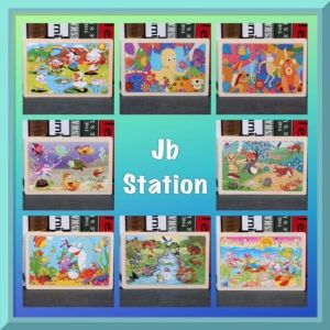 Mainan Edukasi Jigsaw Puzzle 24 pcs Puzzle Kayu Gambar Kecil 24 Keping MURAH
