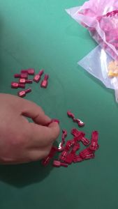 WH 20pcs red T-shaped terminal blocks wire and cable connection clamps quick and non-stripping plugs cable connectors Home