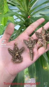 Mặt dây chuyền chuỳ Garuda Kim sỉ điểu đồng