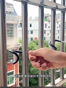 Camping Pole Hanging Hook A5 Short Lamp Hook Portable Anti-Slip Hook