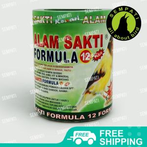 SEMPATI Pakan Burung Kenari Blackthroat Sanma Branjangan Alam Sakti PKNBR3AS
