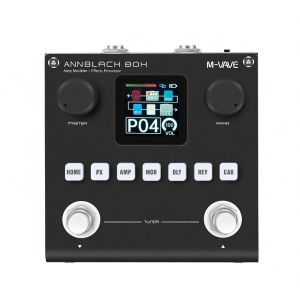 M-VAVE BLACK BOX Portable Guitar/Bass Multi-Effects Processor with 80 Presets Bluetooth