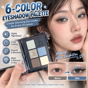 Shimmer Eyeshadow Palette Pearlescent Smokey Eye Makeup Long-Lasting Pigmented Eyeshadow Palette for Glamorous Dramatic and Daily Eye Looks