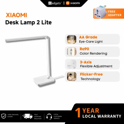 Xiaomi Mijia Desk Lamp 2 Lite RGO Anti Blue Light | Ra90 High Color Rendering Special Reading Light for Student Children 小米米家台灯2 Lite RGO防蓝光 | 学生儿童专用阅读灯
