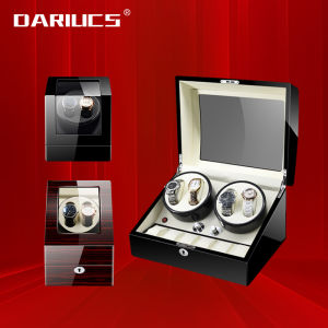 Watch Winder Box for Automatic Watches Quite Japanese Motor High Quality Premium Luxury Auto Watch Winder Automatic Rotate Watch Box 2+0 2+3 4+0 4+6 PU Carbon Leather Watch 5 Modes
