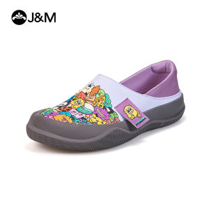 Joy&Mario Women Shoes Fashion Cartoon Design Lightweight Comfortable Flat Sole Casual Loafers