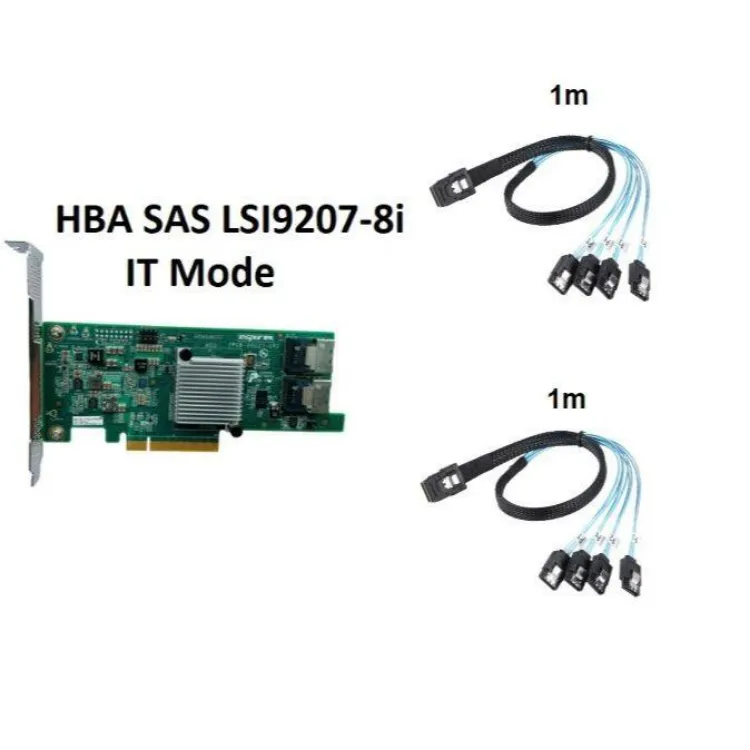 thumbnail image 2 of INSPUR 9207-8i HBA Card – 6Gbps SAS – LSI FW: P20 IT Mode – ZFS FreeNAS UnRAID Ready 2 of 5