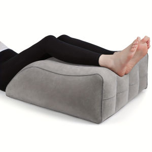 1pc Leg Elevation Pillow Inflatable Leg Rest Pillow - Elevating Leg Cushion Improves Circulation Pad Ideal for Sleeping and Reading Wedge Pillow for Sleep