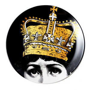 LZD  Decorative Tray Home Decoration 8 Ceramic Plate-Inch Background Wall Wall-Plate Wall Decoration and Hanging Decoration Nordic Style Artistic Face Hanging Dish