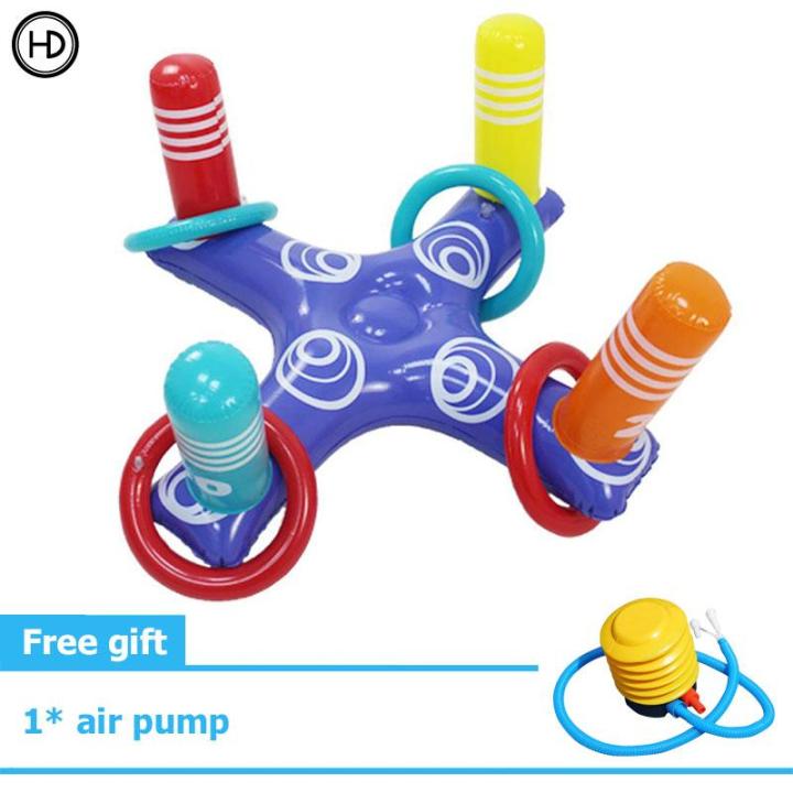 Inflatable ferrule, game water throwing circle game, cross ring ...