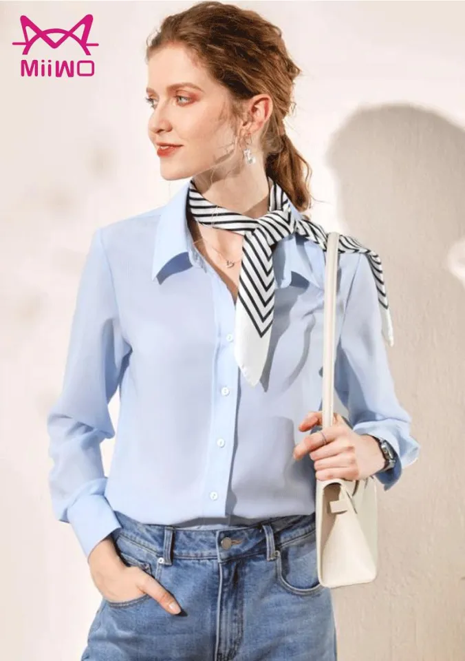 Long Sleeve Shirts for Women Dressy Casual Business Womens Long Sleeve  Blouse Business Casual Tops A01, A, Small : : Clothing, Shoes &  Accessories