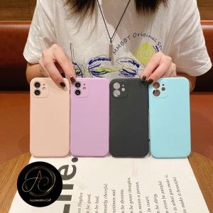 AC Softcase Candy Macaroon Pelindung Kamera Polos: Pilihan Casing HP untuk INFINIX & REALME