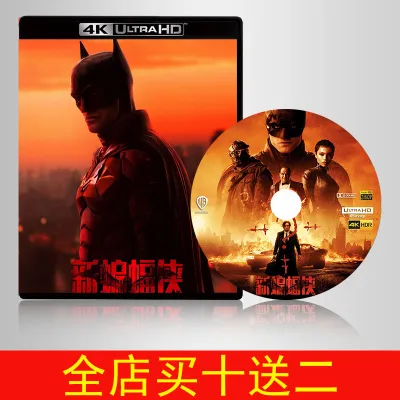 4KUHD New Batman 2022 Blu-ray Disc English Chinese Panoramic Sound Ultra HD Movie HDR