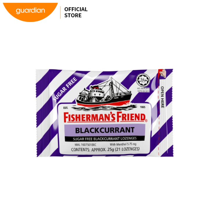 Fisherman's Friend Sugarfree Blackcurrant 25g Lazada