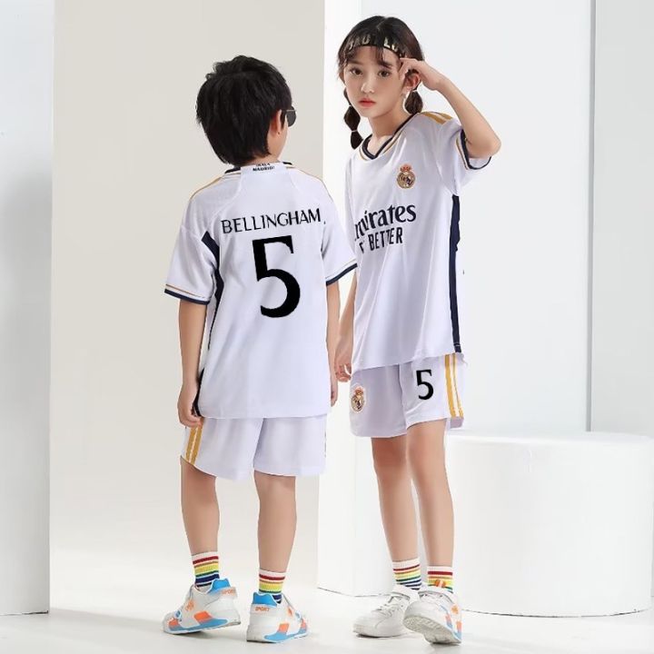 2023 24 Season No.5 Bellingham Jersey for Kids Boys Girls Football Clothing Soccer Sets Lazada