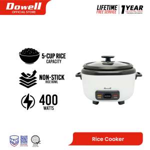 [NEW ITEM] Dowell 5 and 10 cups Squircle Rice Cooker Cook and Warm Function | RC-05SQ/RC-010SQ