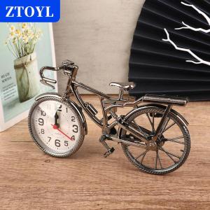 [COD] ZTOYL นาฬิกาตั้งโต๊ะรูปทรงจักรยานสไตล์อาหรับวินเทจใช้เป็นของขวัญสำหรับตกแต่งบ้าน
