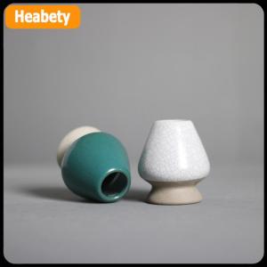 【2-3 days delivery】 Ceramic Matcha Green Tea Chasen Holder Stand Bowl Bamboo Whisk Grinder Brushes Tea Tools Holder Tea Accessories Teaware