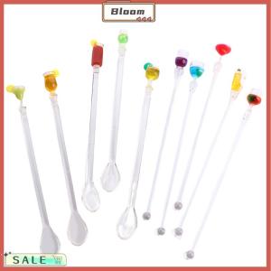 Follow Get New[Bloom Z] Cocktail Stirrer Drink Mixing Stick Set Acrylic Cocktail Mixer Blender Bar Supplies Swizzle Stirrer