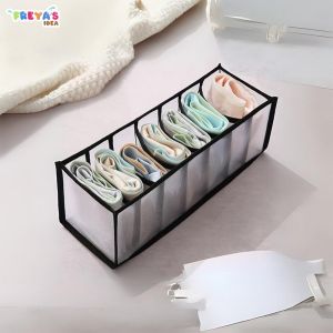 FR-C975 Kotak Penyimpanan Pakaian Dalam Kaos Kaki 7 Grid Multifungsi / Kotak Bra Celana Dalam