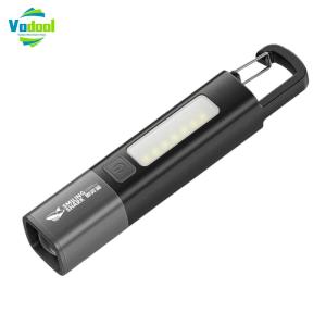 Super Bright Flashlight 1200mAh Mini Portable LED Torch Power Bank Zoomable Emergency Lantern for Outdoor Hiking Fishing