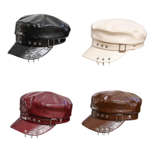 Bắt mắt Beret linh hoạt PU Trọng lượng nhẹ xây dựng duy trì hình dạng của nó mặc thoải mái cho phụ nữ và trẻ em gái