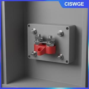 CISWGE Cách điện điện kép bài xe buýt thanh thiết bị đầu cuối Stud 12-48V Ngã Ba khối dễ dàng cài đặt cho thuyền RV xe tải biển hệ thống dây điện