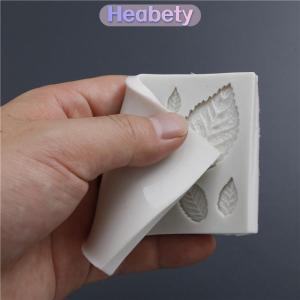 Heabety Lá hình Silicone Khuôn Lá bánh trang trí fondant Cookie khuôn mẫu công cụ nướng bánh