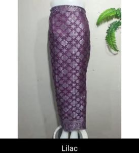 Rok Span songket pinggang karet kiri dan kanan seragam pesta