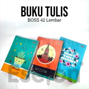 6pcs Buku Tulis BIG BOSS Garis 42lbr/ Buku Tulis BIG BOSS