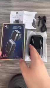 AE Reciprocating electric shaver fully washable high-end digital display beard trimmer portable for home use mens shaving tool