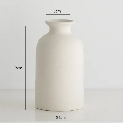 OurHome [แจกันเซรามิก] เครื่องประดับแจกันเซรามิกที่เรียบง่าย YC Simple ceramic vase ornament แจกันเรียบง่าย ของแต่งบ้าน พร็อพถ่ายรูป ร้านกาแฟ ร้านอาหาร ของตกแต่งโรงแรม