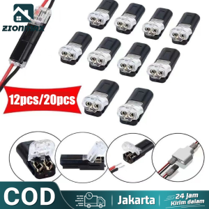 12 Pcs/20 Pcs/50PCS Blok Terminal Soket Konektor Kabel Koneksi Cepat/low Voltage Wire Connector/led Strip Connectors/2 Pin Led Connector/low Voltage Disconnect