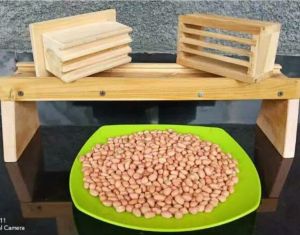 Alat Pengiris Kacang / Pencacah Kacang / Pemotong Kacang Tanah Kayu Jati tua