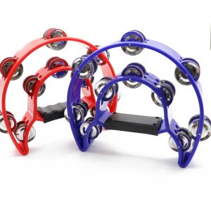 Amazthing Double Half Moon Tambourine or Rebana Kids Toy/Ktv/Party Percussion Instrument 铃鼓