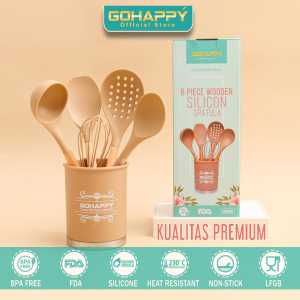 GOHAPPY - SPATULA SILICON 6 PCS SUTIL SET SENDOK MASAK 2025