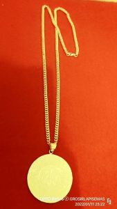 Kalung Liontin Panjang Dinar: Aksesoris Fashion Wanita
