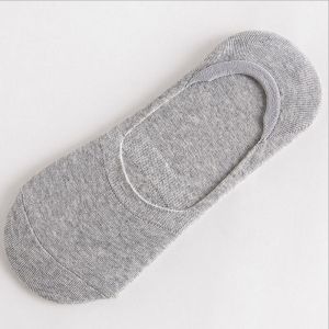 X. z. moonligh 5/10 cặp cotton chống trượt Silicone vô hình của nam giới vớ Miệng nông vớ phong cách hàn quốc hợp thời trang màu trơn linh hoạt