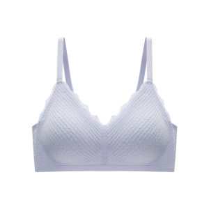 Lizida Wheat Lace Sling Latex Seamless Underwear No Steel Ring Gathered Underwear