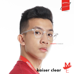 MIGHTY Kacamata PhotoChromic AntiRadiasi Pria - Kaiser Clear