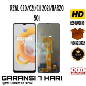LCD TOUCHSCREEN REALME C20/C21/C11 2021/NARZO 50 FULLSET