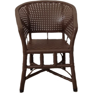 Outdoor Garden Furniture Rattan Chairs Outdoor Ratten Arm Chair Woven single-person chair vintage plastic chair