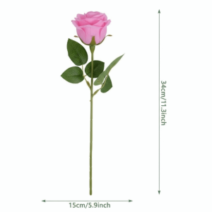 AAVGH 1pc Small Bundle Simulated Rose Bouquet DIY Floral Materials Silk Rose Simulation Flowers Creative Realistic Wedding Bouquet Valentines Day Gift