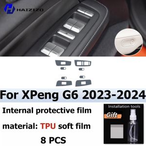 dncnf For XPeng G6 2023-2024 Automotive interior center console protection sticker LCD display matte TPU film refit PPF 9T1N6
