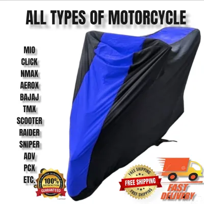 MOTORCYCLE COVER FOR SNIPER-BAJAJ-RUSI-WAVE-MIO-CLICK-PCX-ADV AND OTHER MOTOR BRAND WATER REPELLANT SUN AND DUSTPROOF