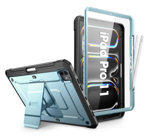 SUPCASE for iPad Pro 11 Inch Case M5/M4 2025/2024 with Pencil Holder Unicorn Beetle Pro Built in Screen Protector Stand Full Body Rugged Cover for iPad Pro 11 6th/5th Gen