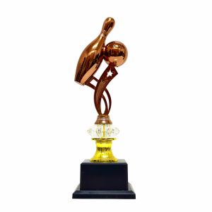 CT0604BW Bowling Trophy | Trofi Boling | Tapak Berat Eksklusif | Custom Logo Available