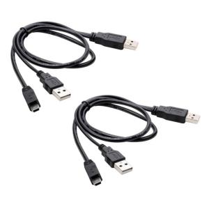 USB A To Mini 5Pin Cable Enhances Power Supply For 2.5in HDD MP3 MP4 MP5 Digital Camera PVC Coating Wire 50cm/19.69in