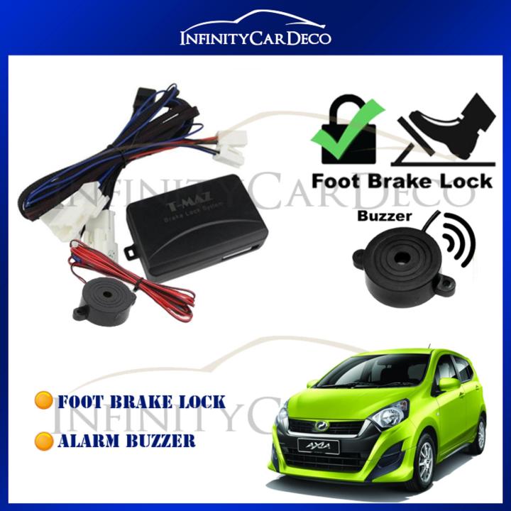 Perodua Axia 2014 2015 2016 2 in 1 Buzzer + Foot Brake Lock (For all ...
